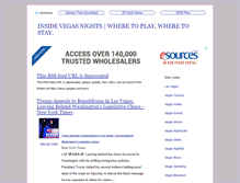 Tablet Screenshot of insidevegasnights.com